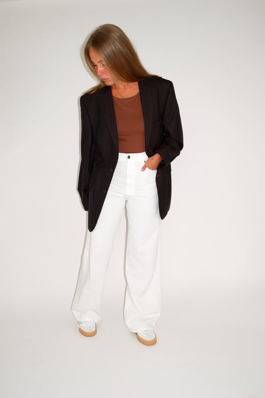 BLAZER DONKER BRUIN