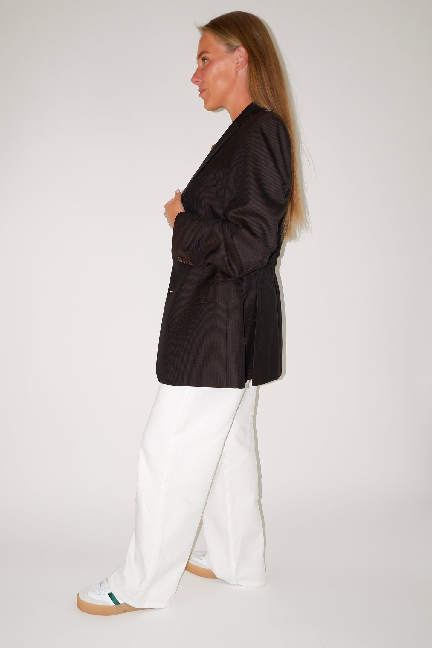 BLAZER DONKER BRUIN