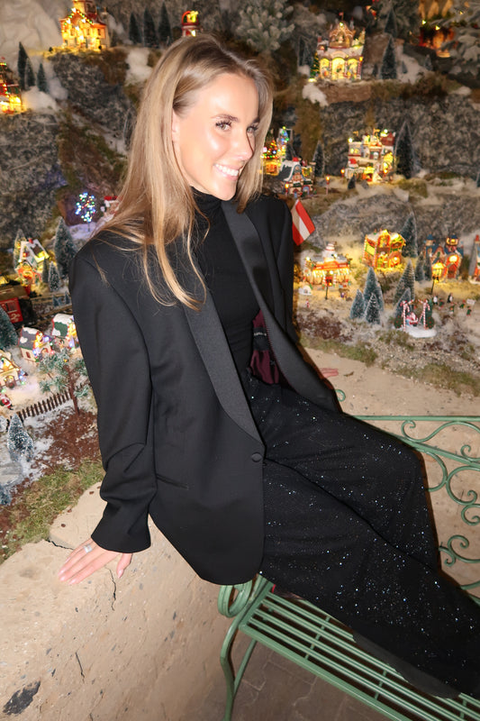 Star Smoking Black Blazer